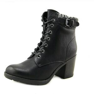MIA Women’s George Heeled Ankle Boots Size 7.5 Black